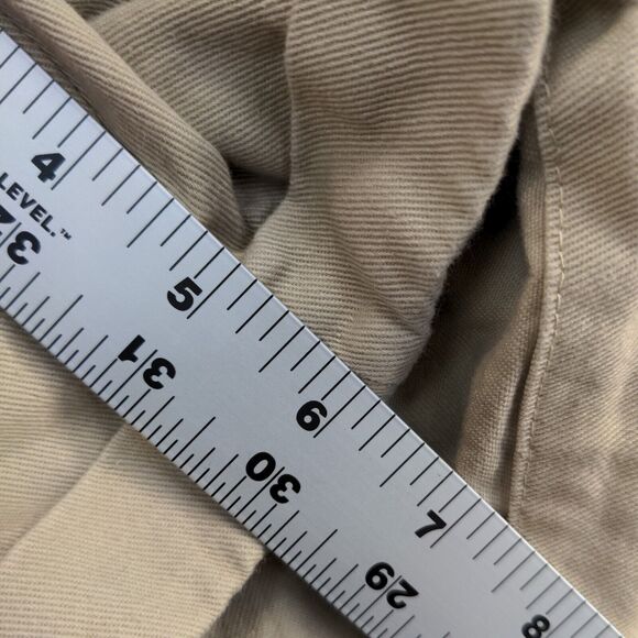 NOBO No Boundaries Womens Pleated Chino Shorts Tan Size 9/10 Pockets Cotton - Picture 5 of 11